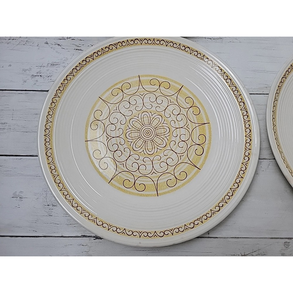 Max Schonfeld Sierra Pattern Ironstone Large Dinner Plate 10.25" grandmacore